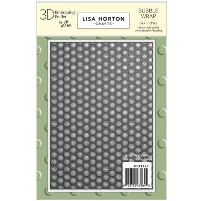 Lisa Horton Crafts 3D Embossing Folder - Bubble Wrap